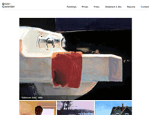 Tablet Screenshot of dcavander.com